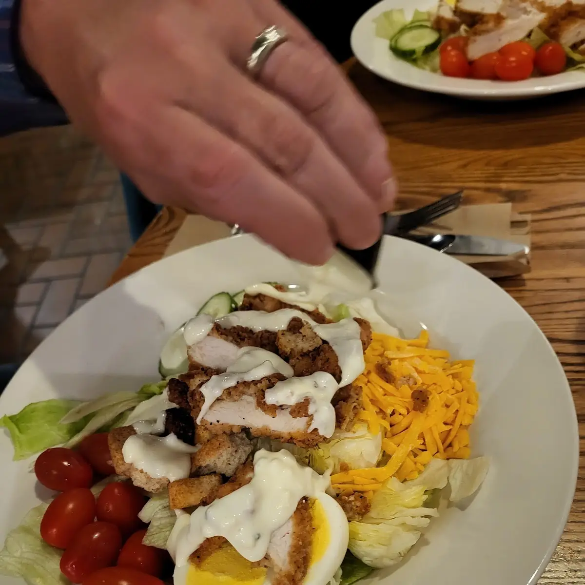 Chicken Fried Salad