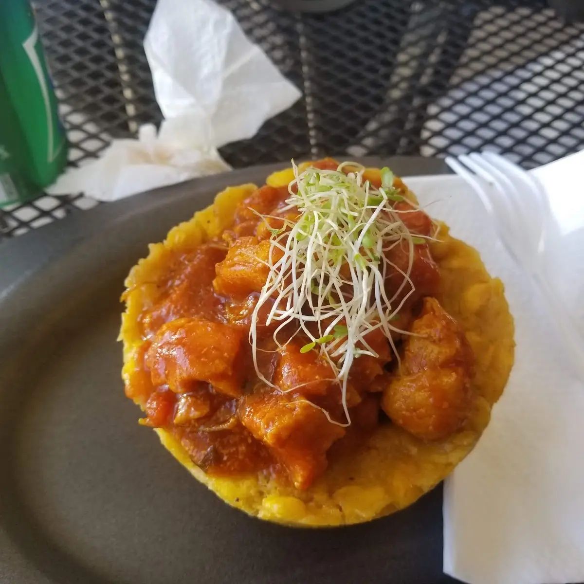 Mofongo Relleno de Pollo