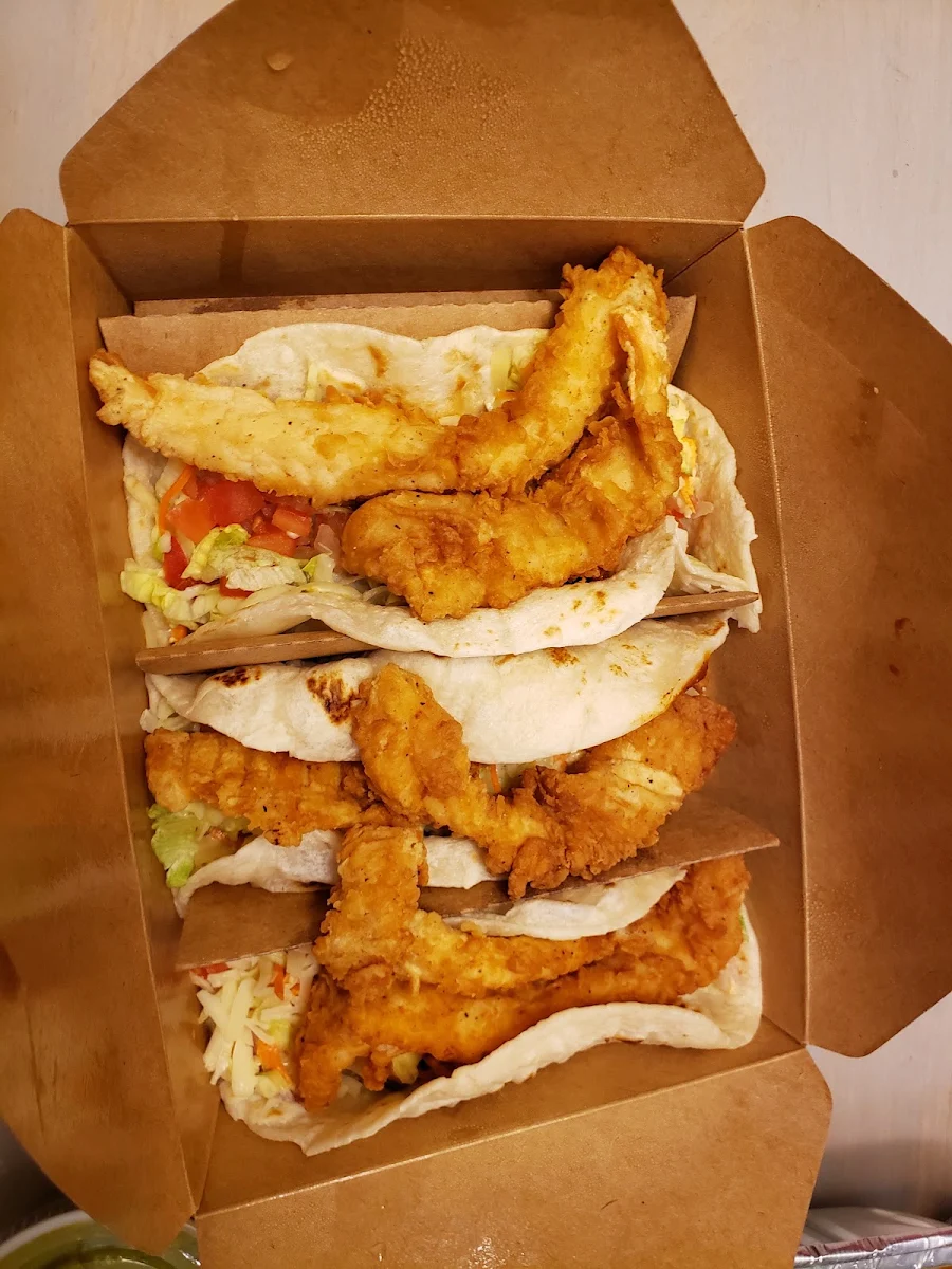 Fish Tacos, Lone Star Texas Grill