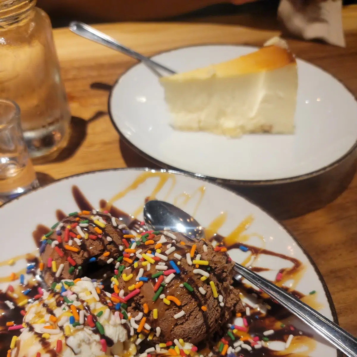 Cheesecake and Sundae
