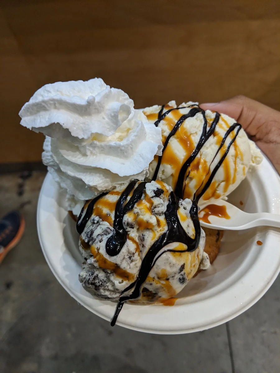 Volcano Cookie Sundae