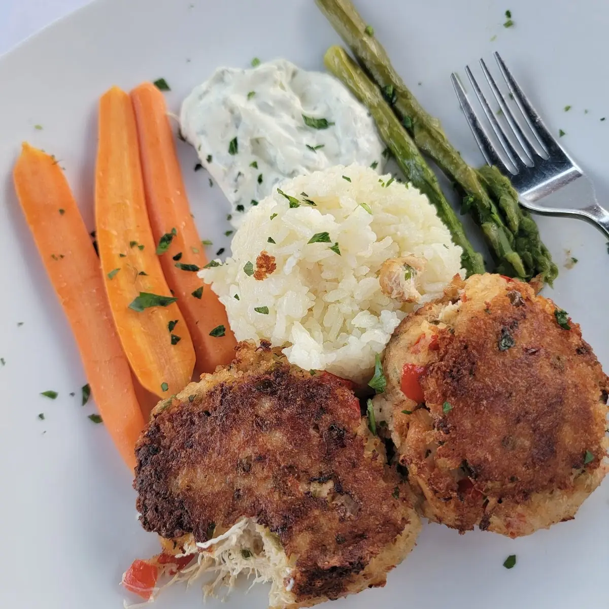 Pan Seared Crab Cakes