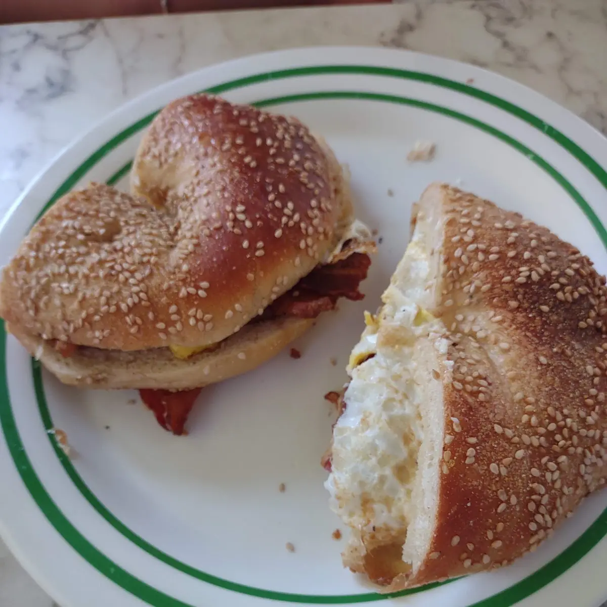 Bacon Egg and Cheese Bagel