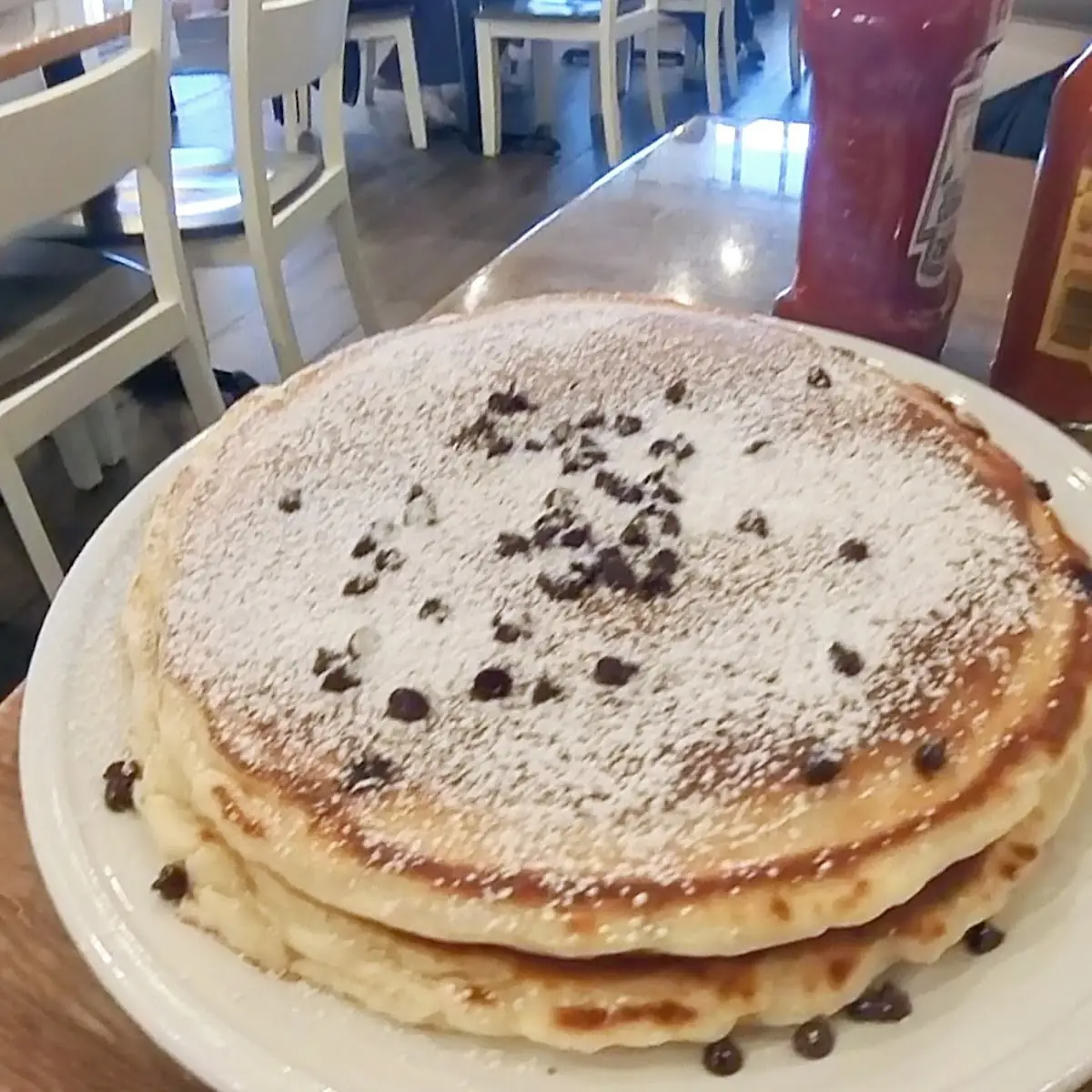 Kids Silverdollar Chocolate Chip Pancakes