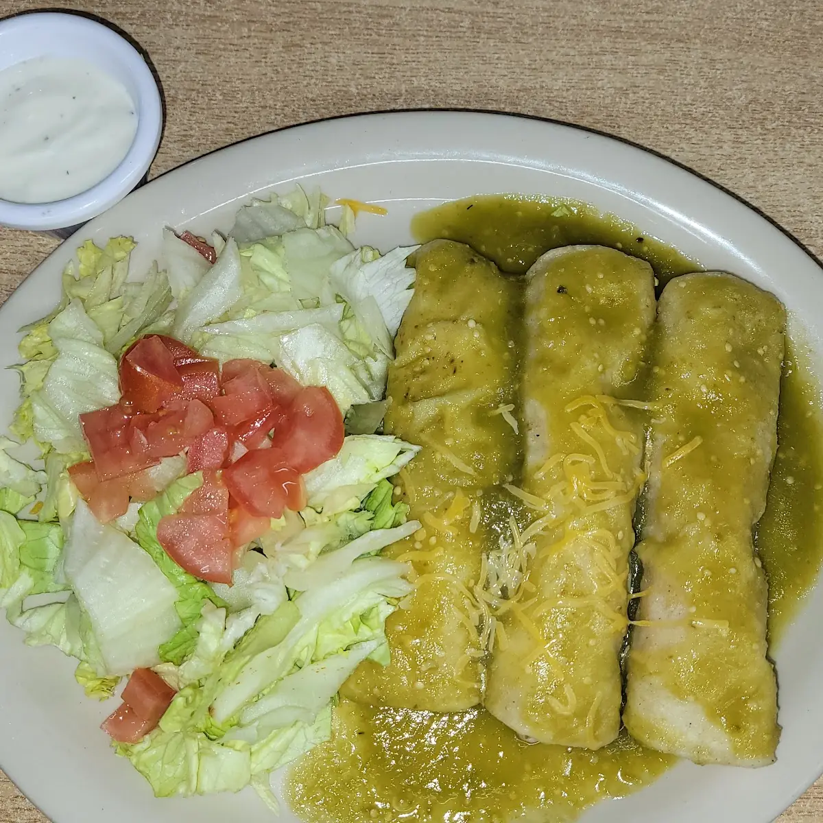 Enchiladas & Rice Beans