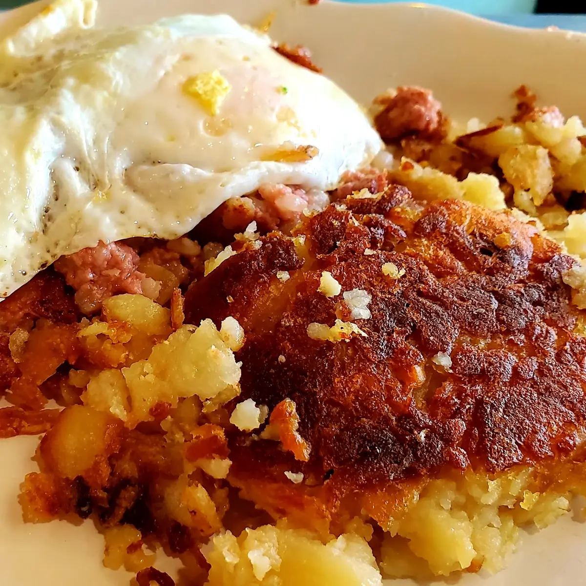 Corned Beef Hash and Eggs