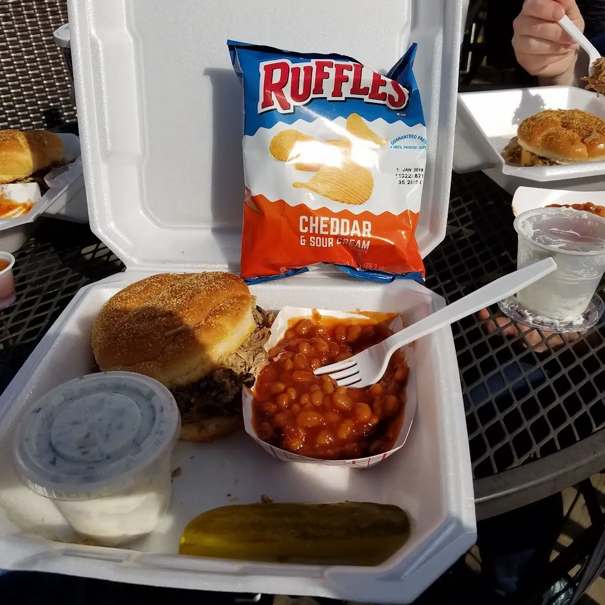 Pulled Pork Sandwich Baked Beans