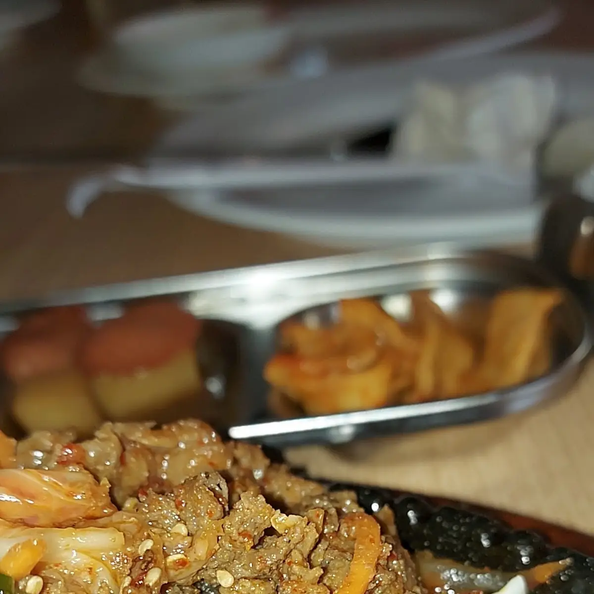Beef Bulgogi with Stir Fry Kimchi