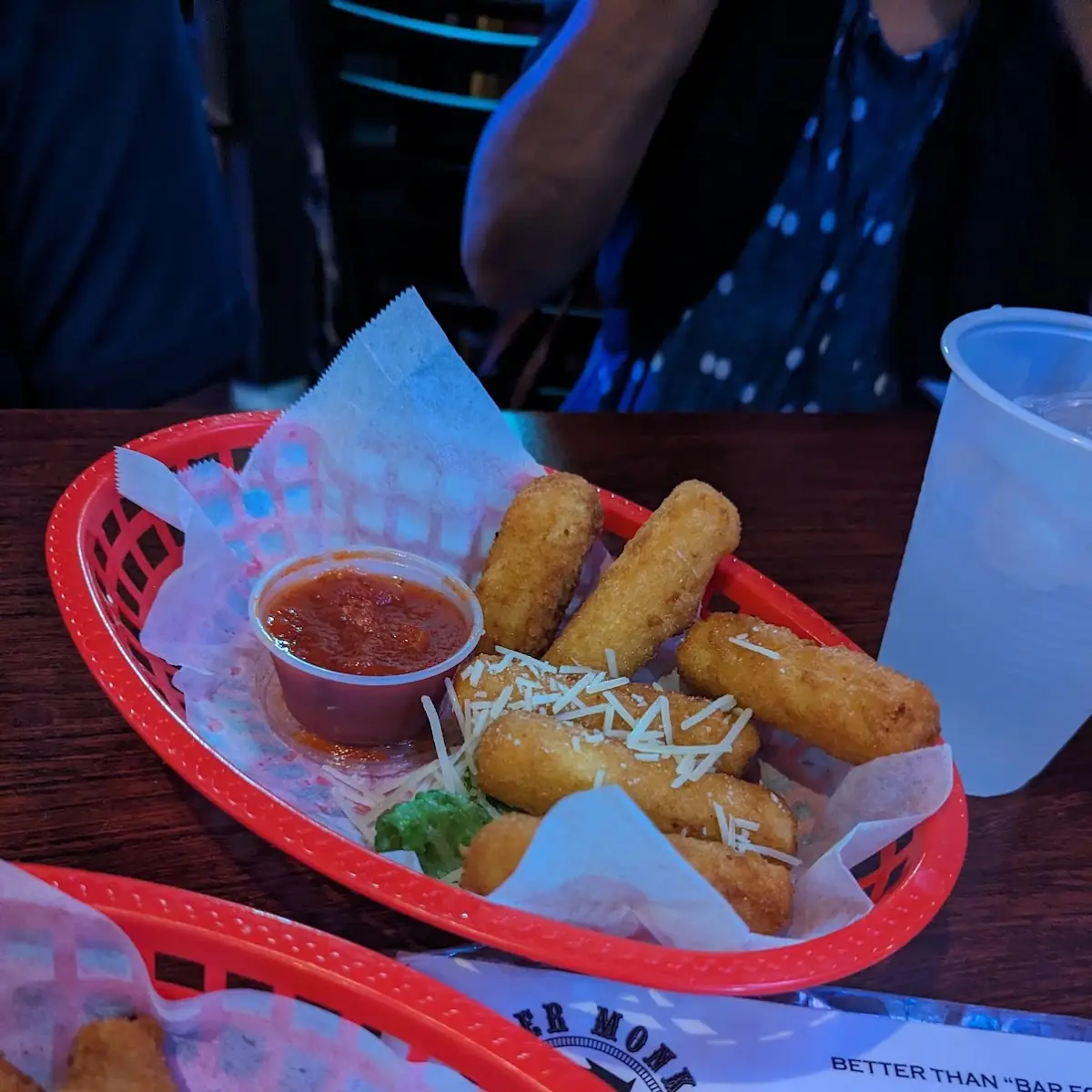 Mozzarella Sticks Six Sticks with Marinara Sauce