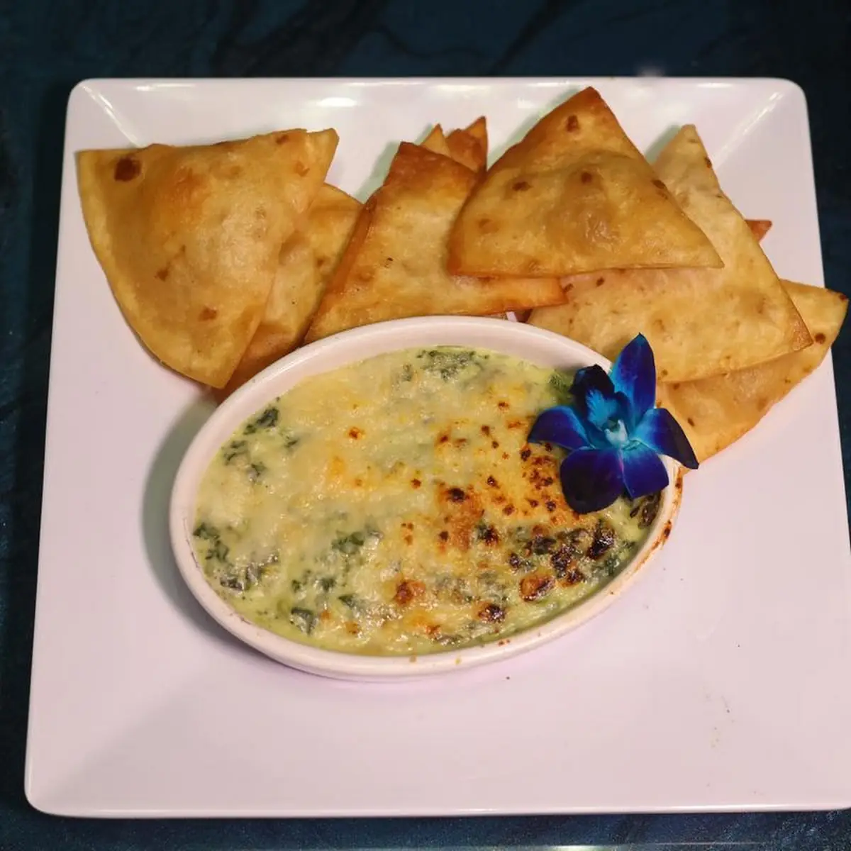 Spinach & Artichoke Dip with Pita