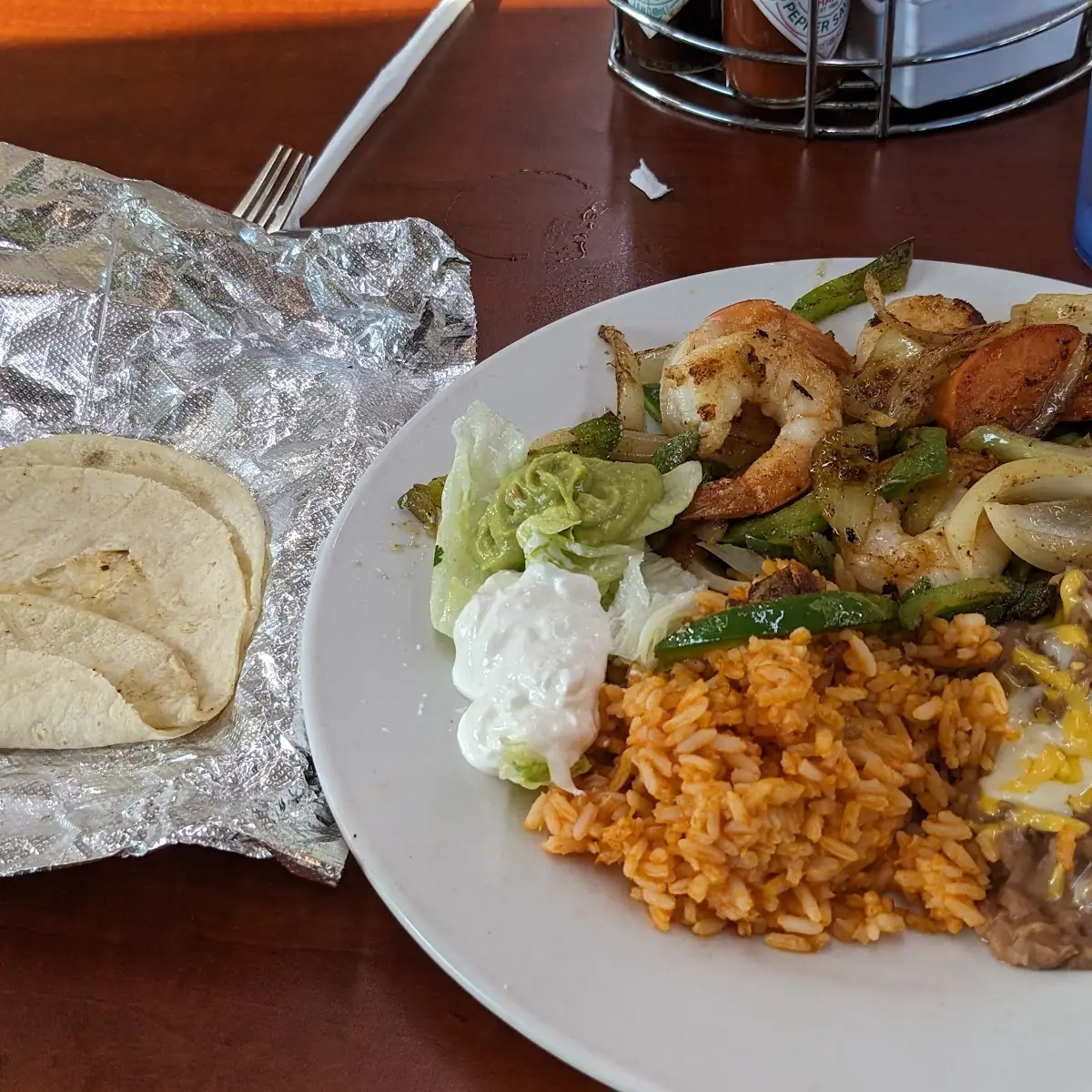 Shrimp Fajitas