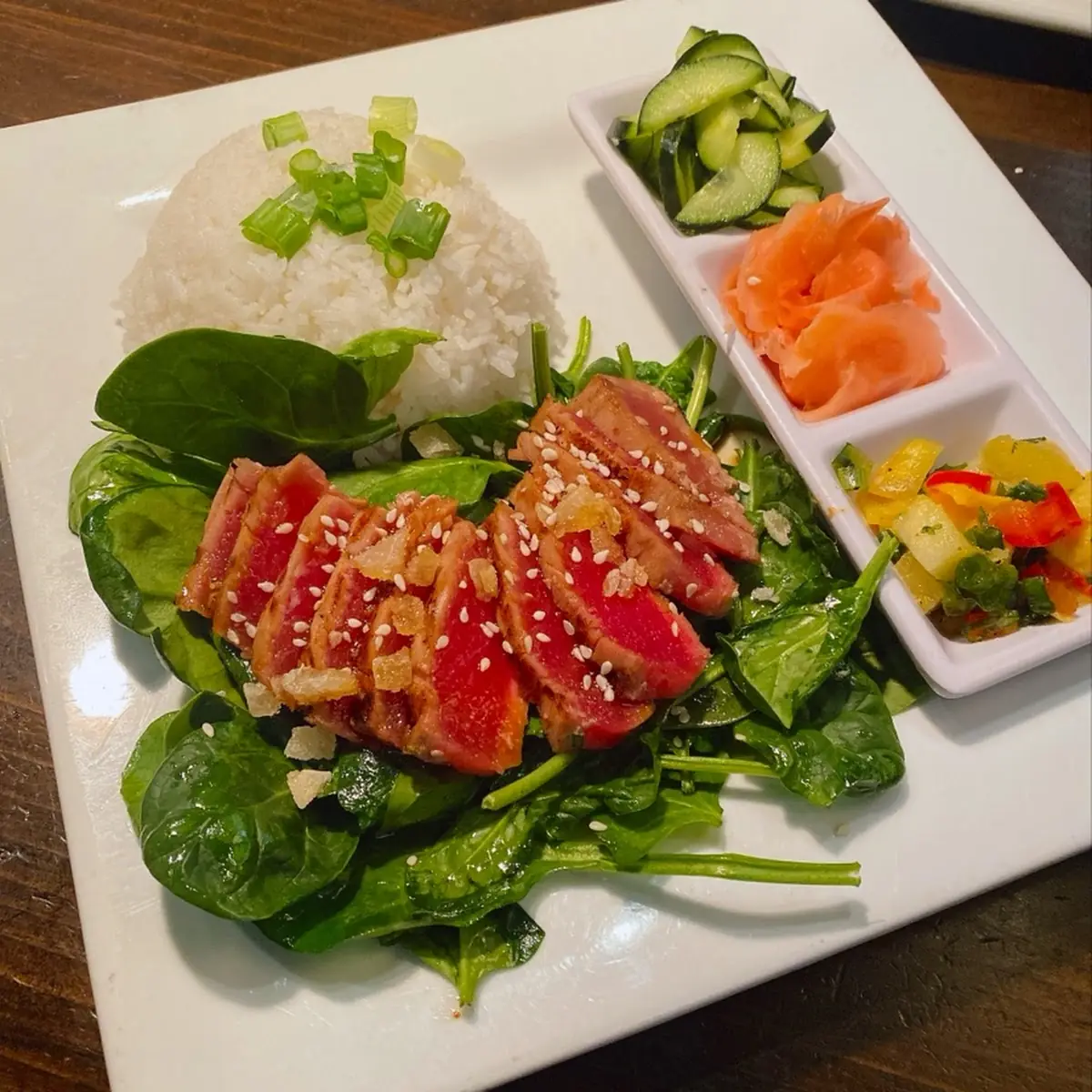 Ahi Tuna Dinner