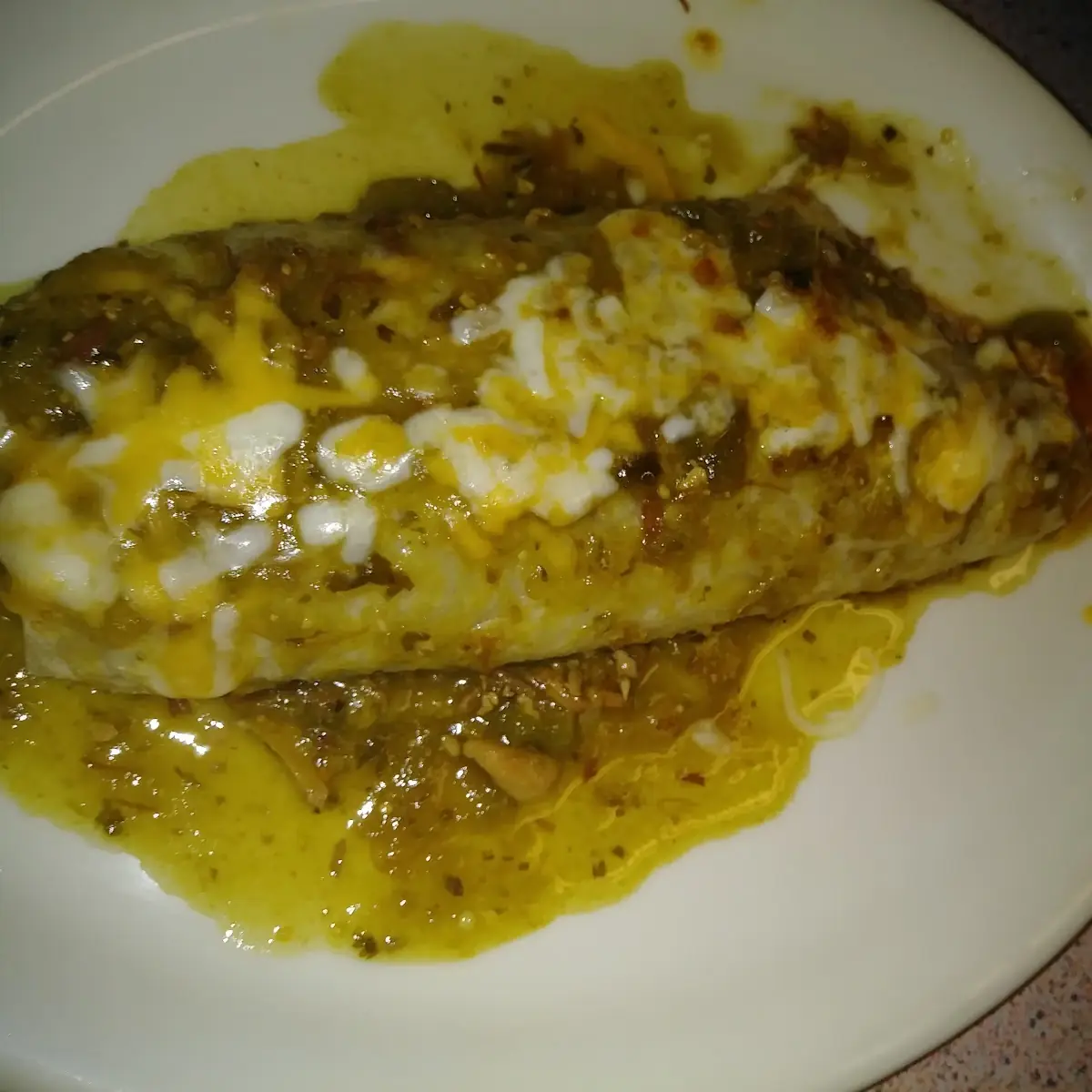 Beef and Bean Burrito