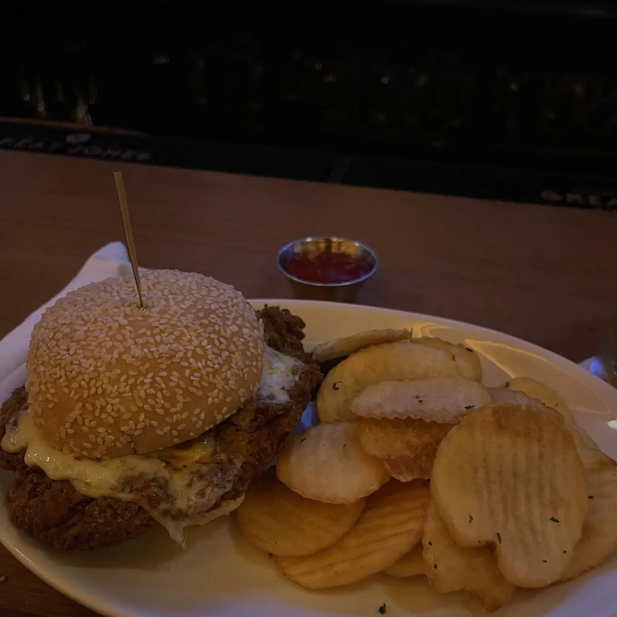 Hot Honey Fried Chicken Sandwich