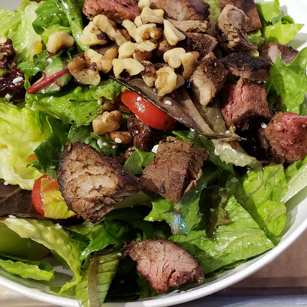 Steak Bacon and Blue Cheese Bowl