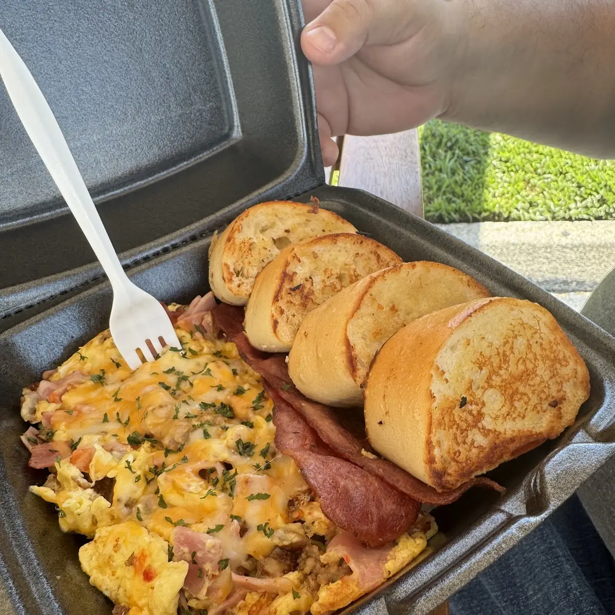 Scrambled Eggs and Toast