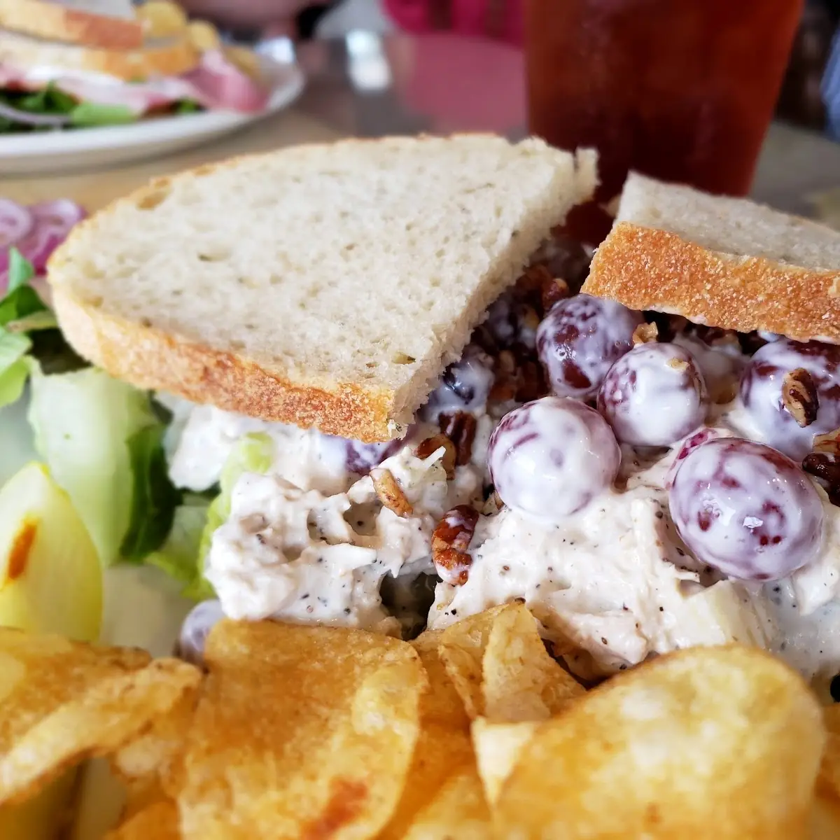 Chicken and Grape Salad Sandwich