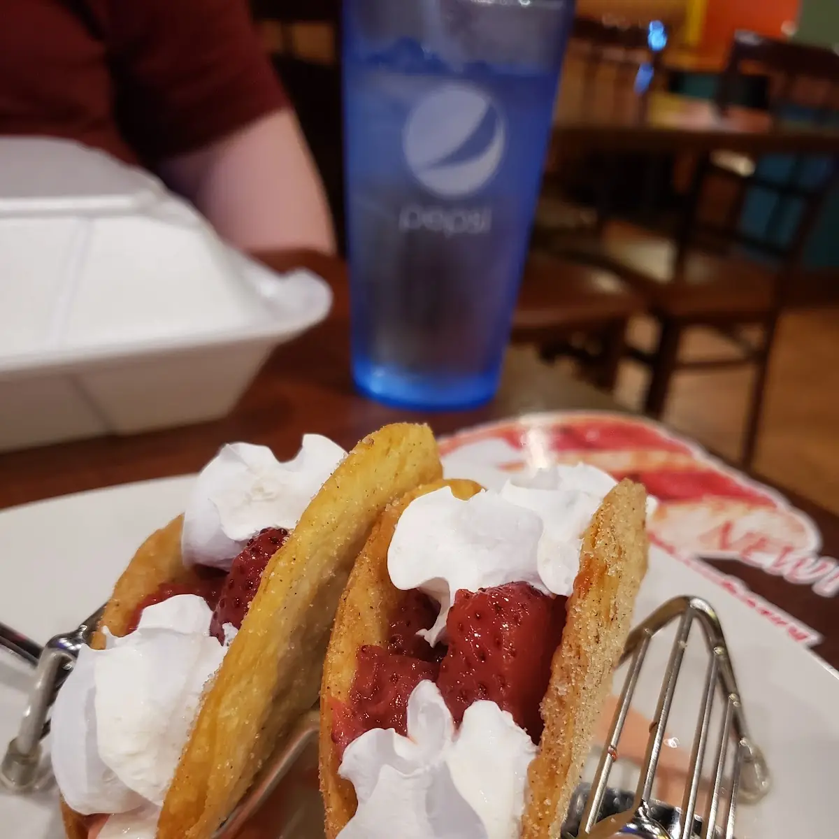 Strawberry Cheesecake Tacos