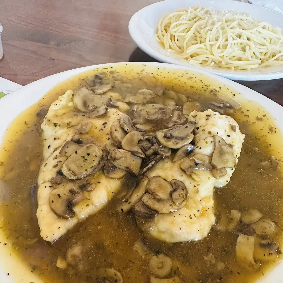 Chicken Marsala with Pasta on the Side
