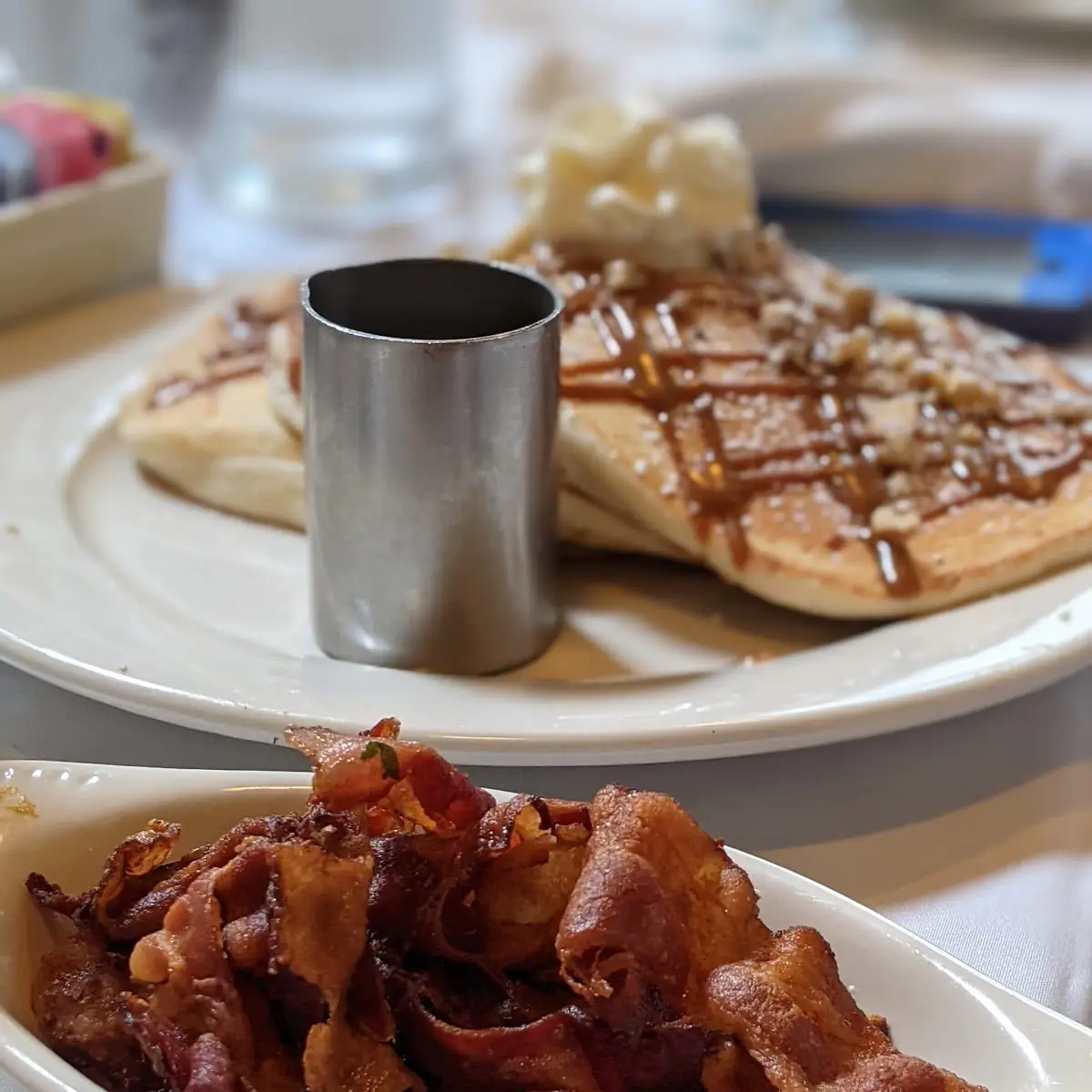 Belgian Waffle with Bacon