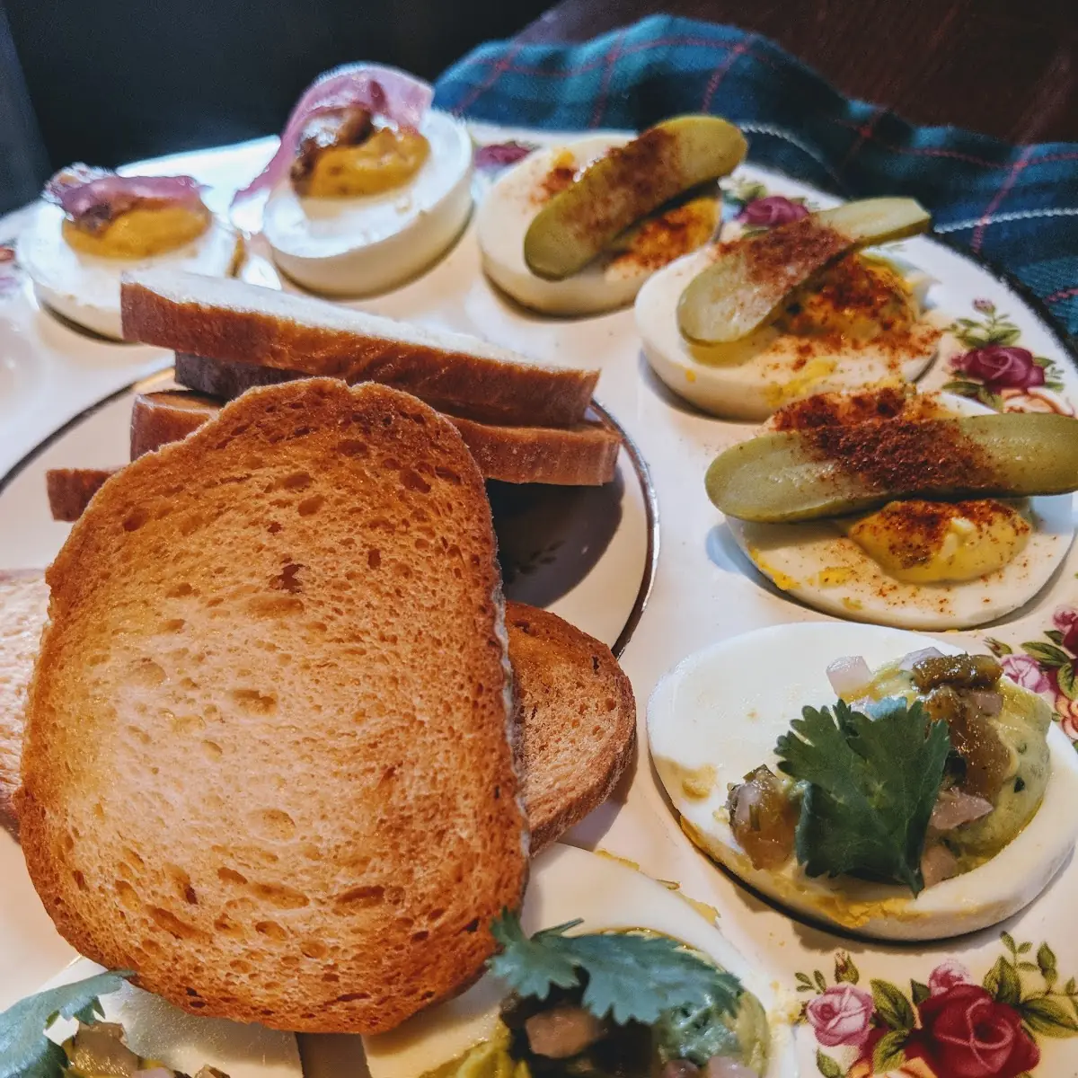 William Wallace's Deviled Eggs 4 Ways