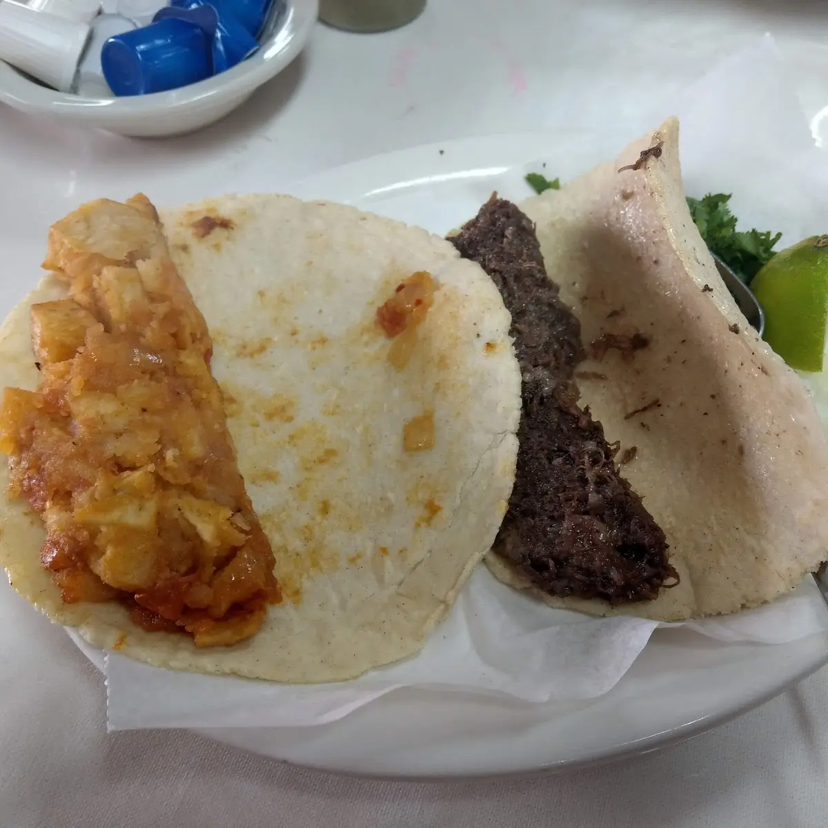 1 Picadillo Taco Plate