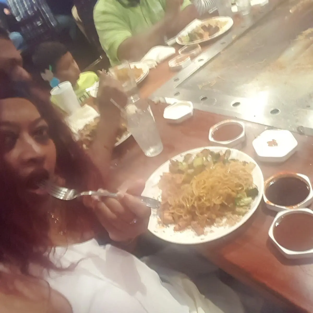 Fried Rice Chicken Shrimp Noodles Veggie