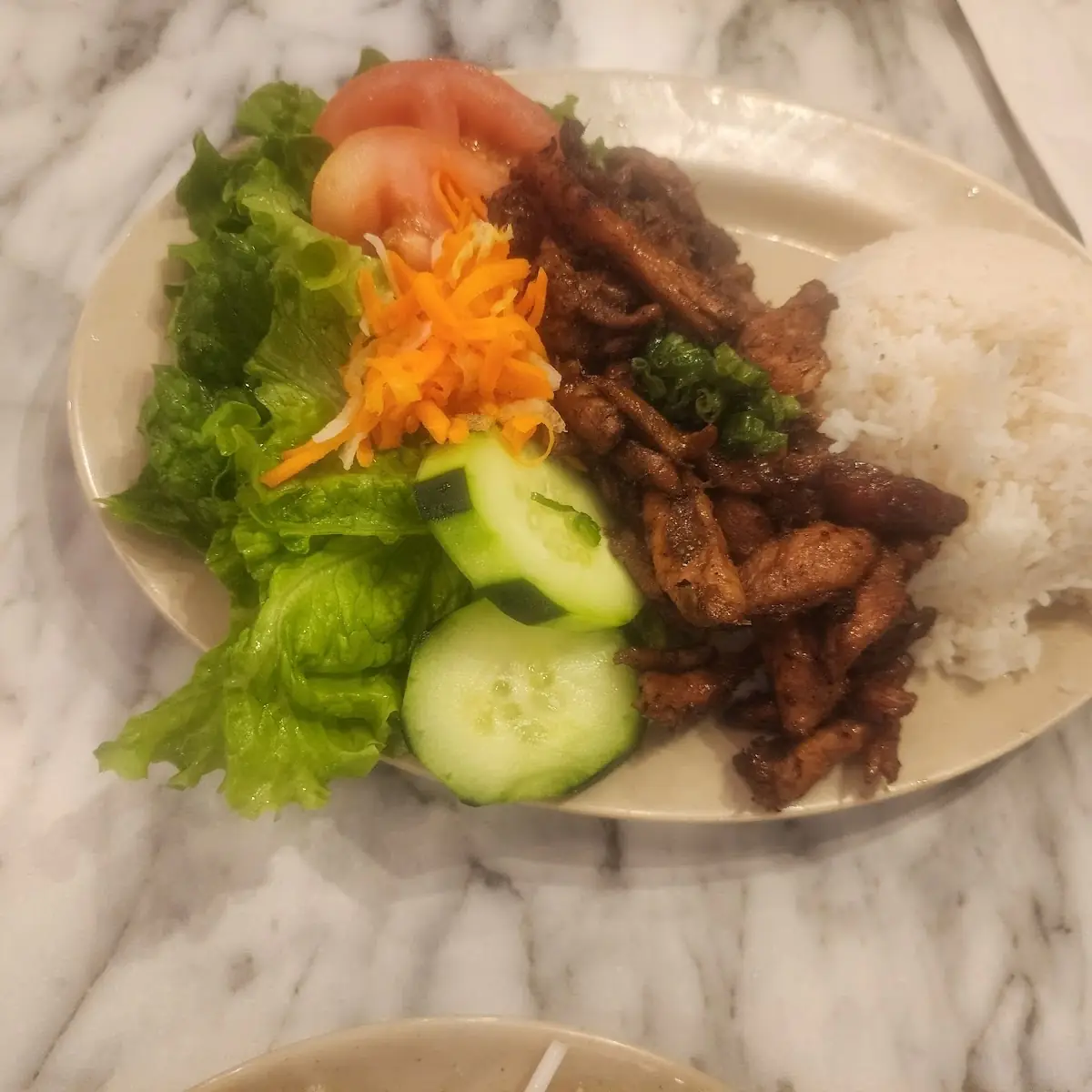 Grilled Pork with Steamed Rice