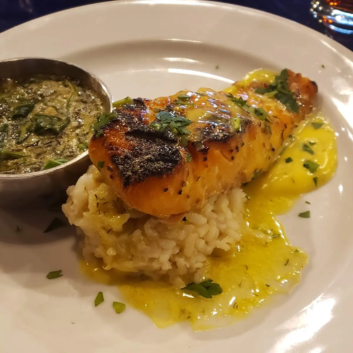 Grilled Snapper with Crawfish Etouffee