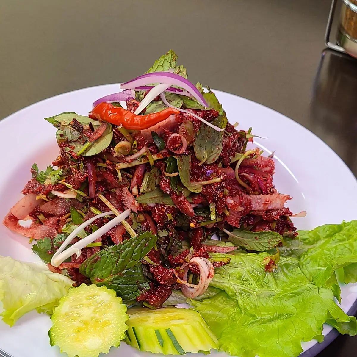 Raw Beef Larb