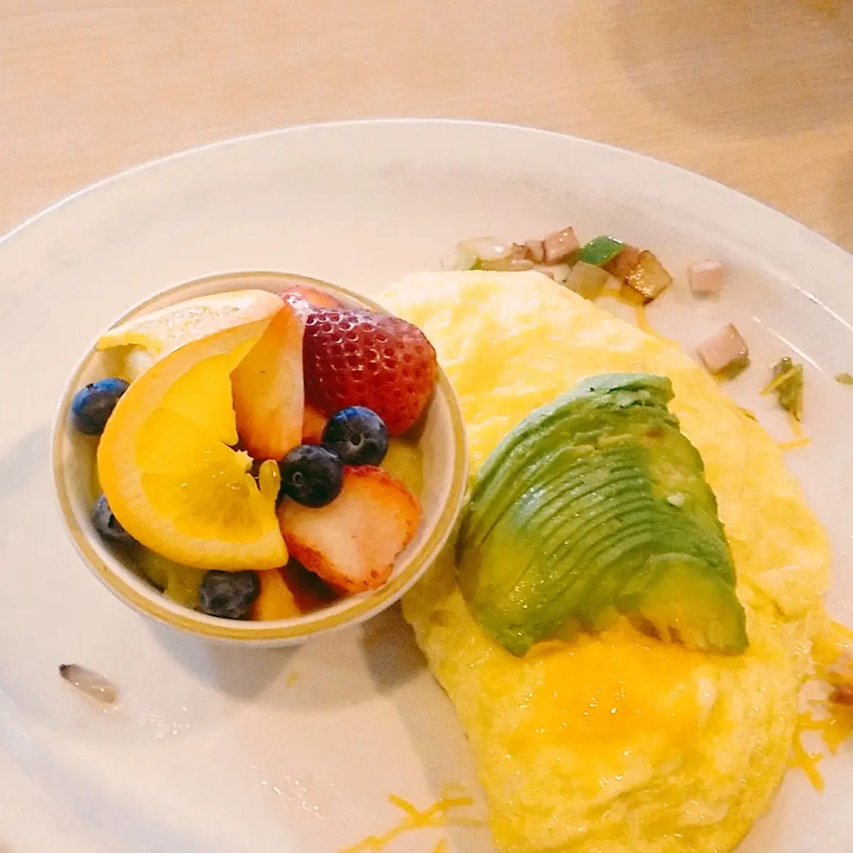 Denver Omelette with Fruit