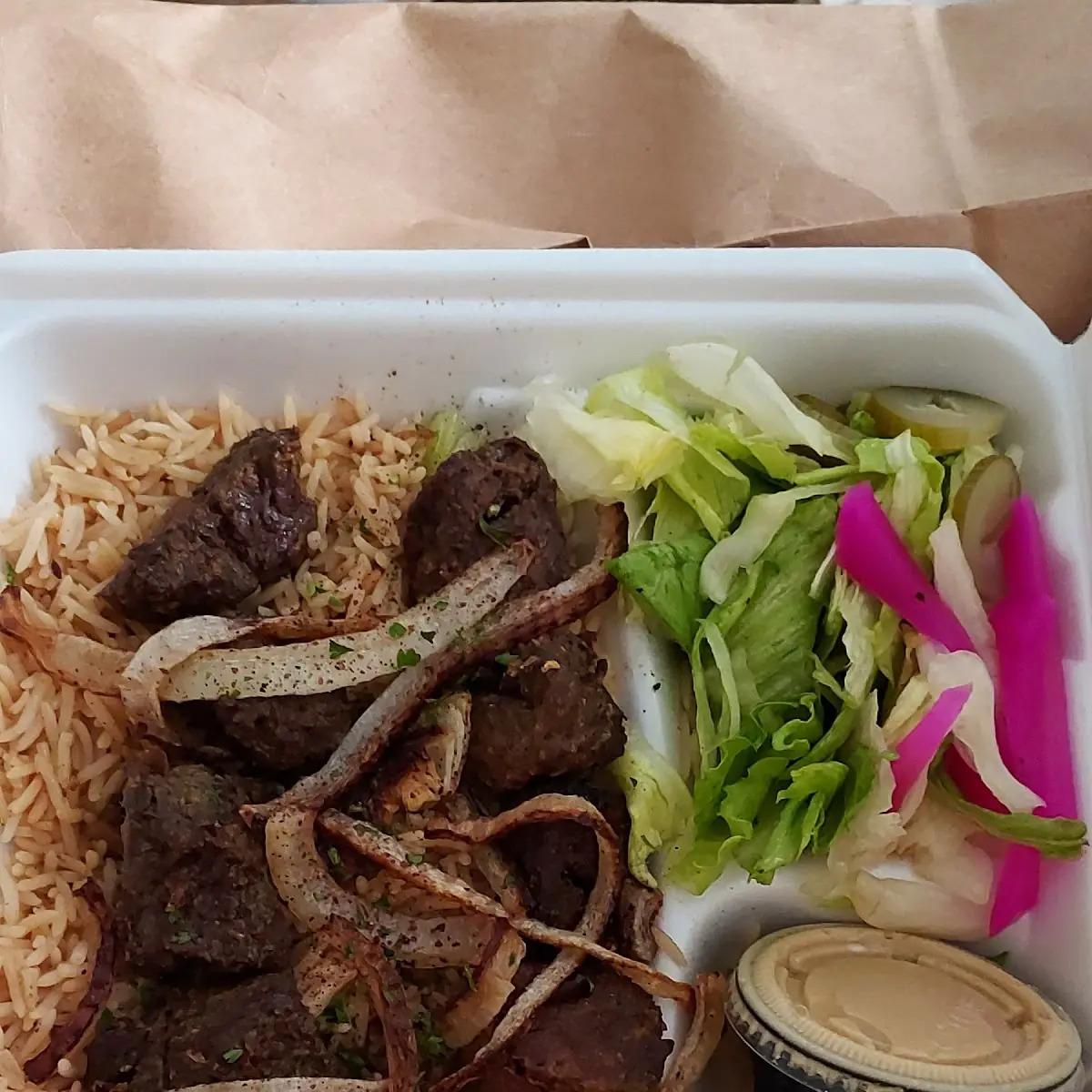 Beef Kebab Salad