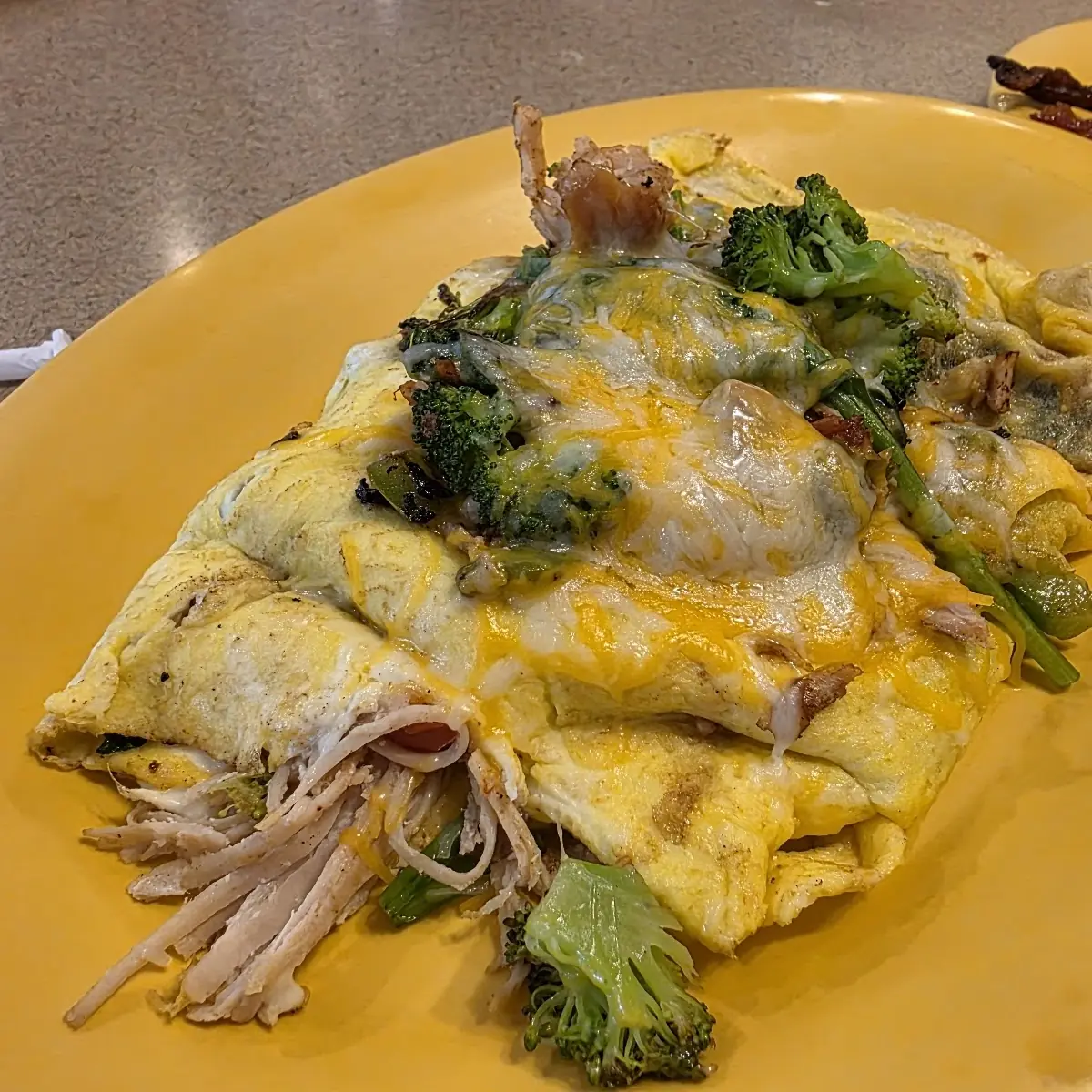 Meat & Cheese Omelette