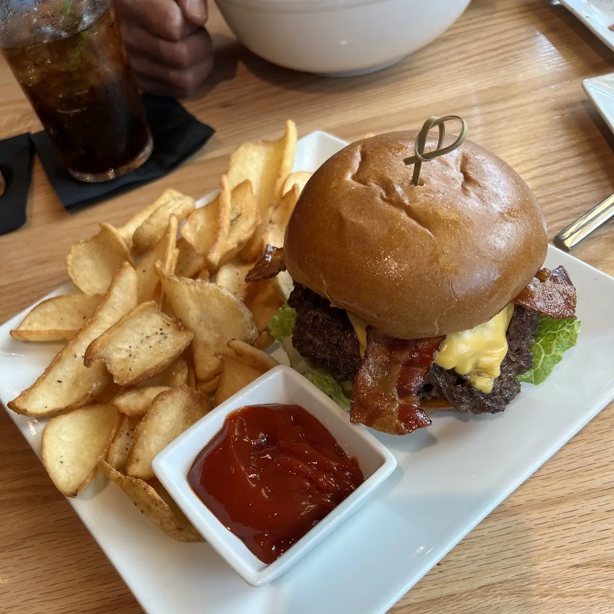 Smash Burger and Fries