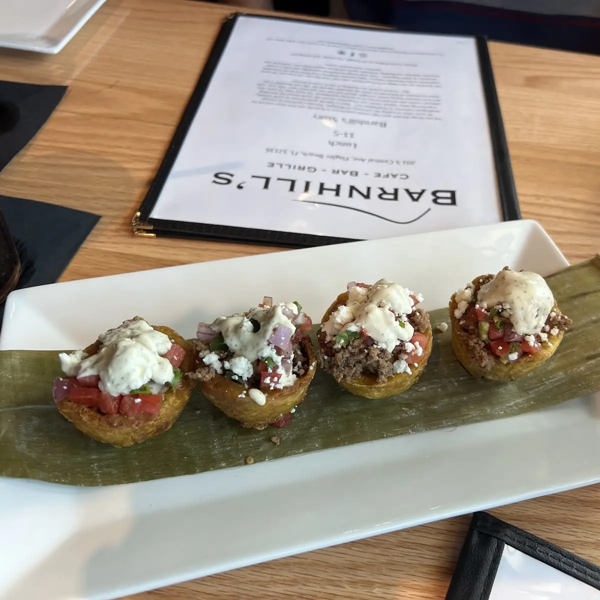 Tostones Appetizer Sampler
