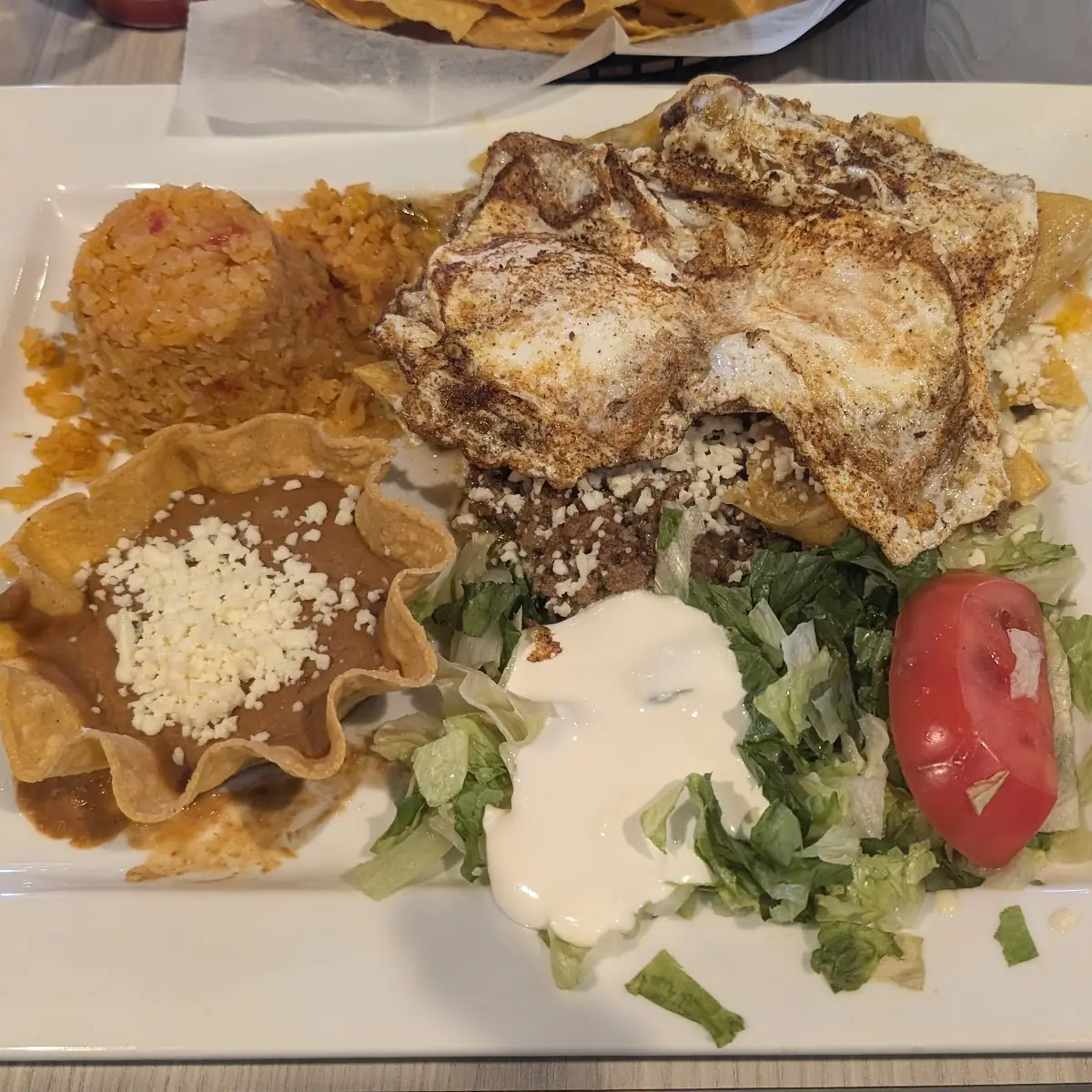 Mexican Chilaquiles with Verde Sauce