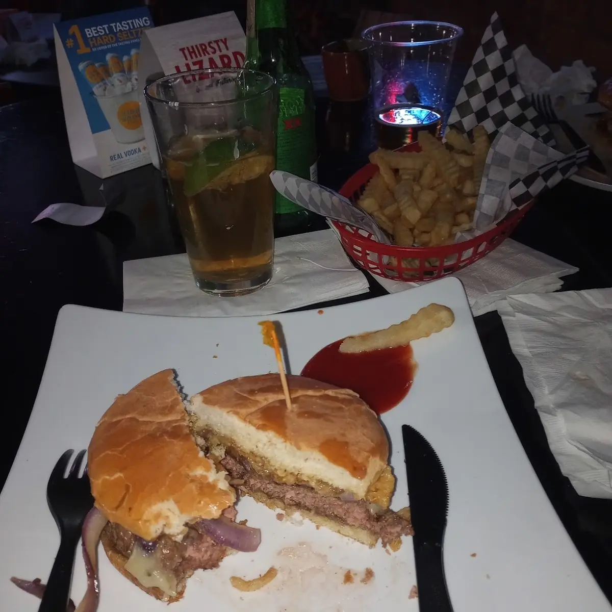 French Onion Burger