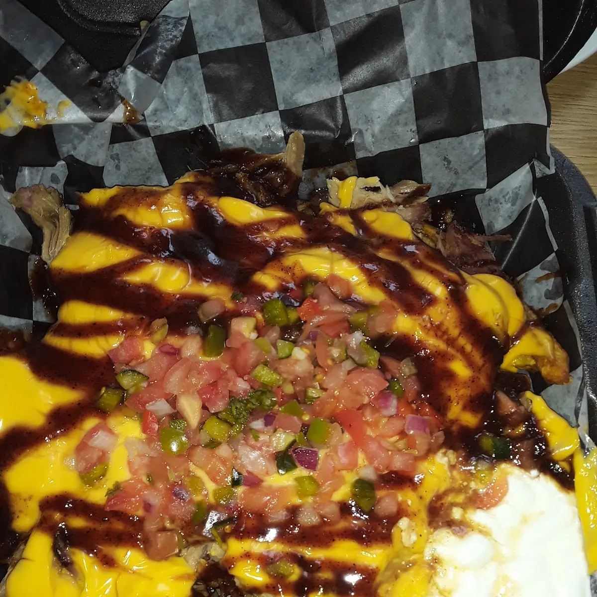 Pulled Pork Fries with Cheese