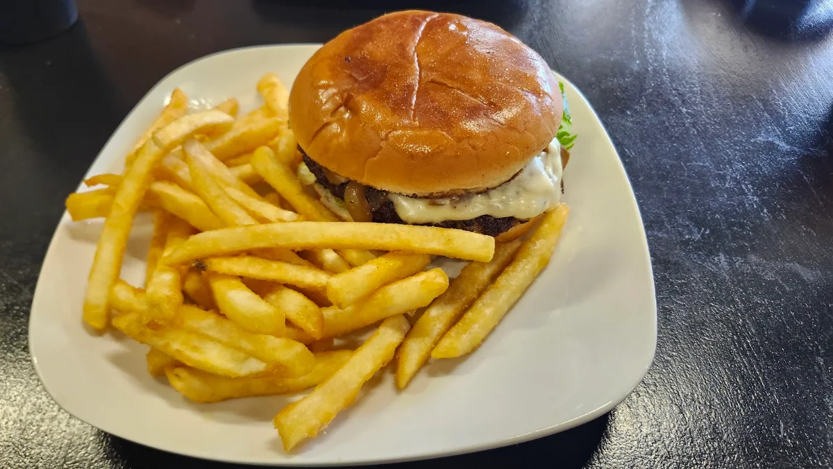 Mushroom Swiss Burger