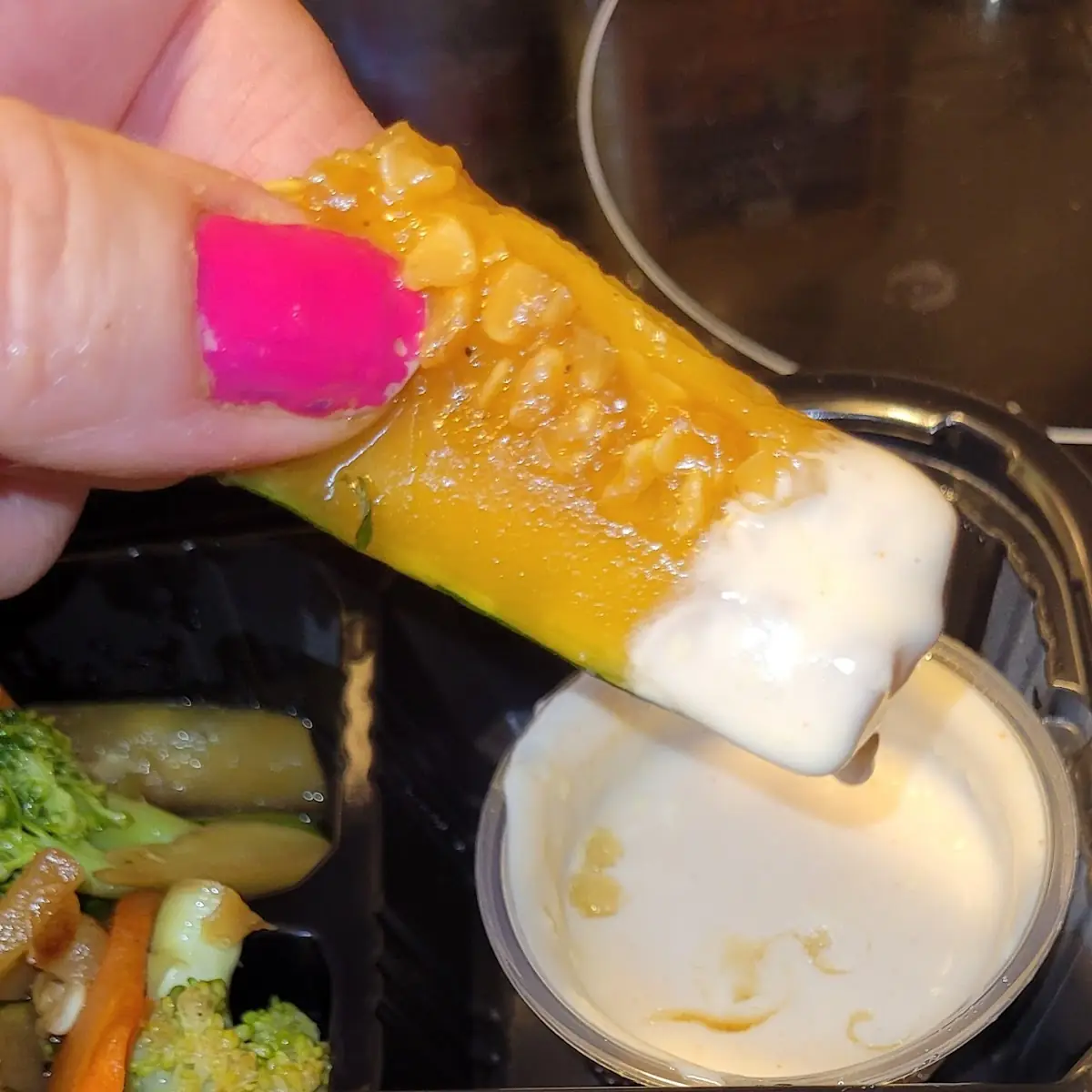Vegetables with Yum Yum Sauce