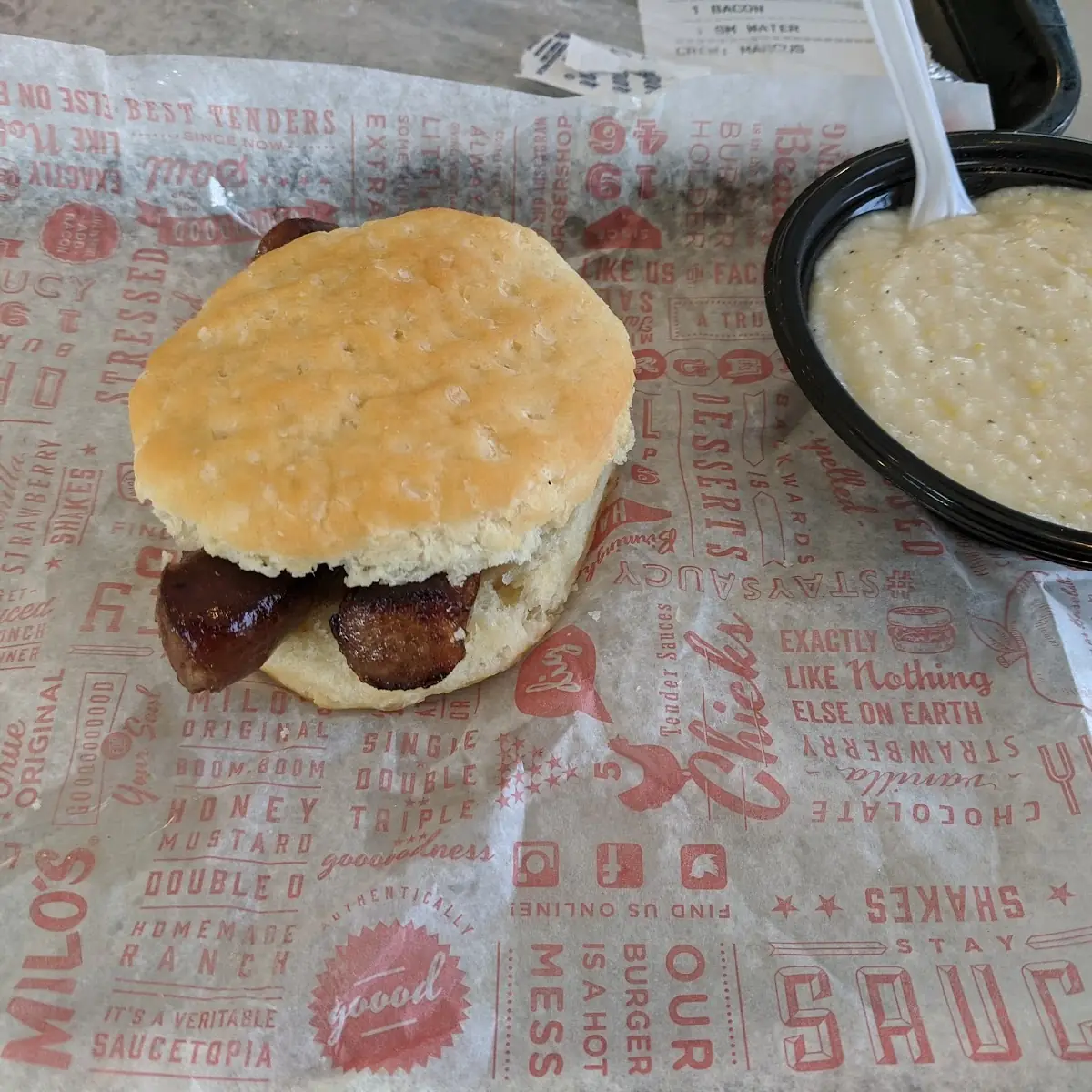 Conecuh Sausage Biscuit