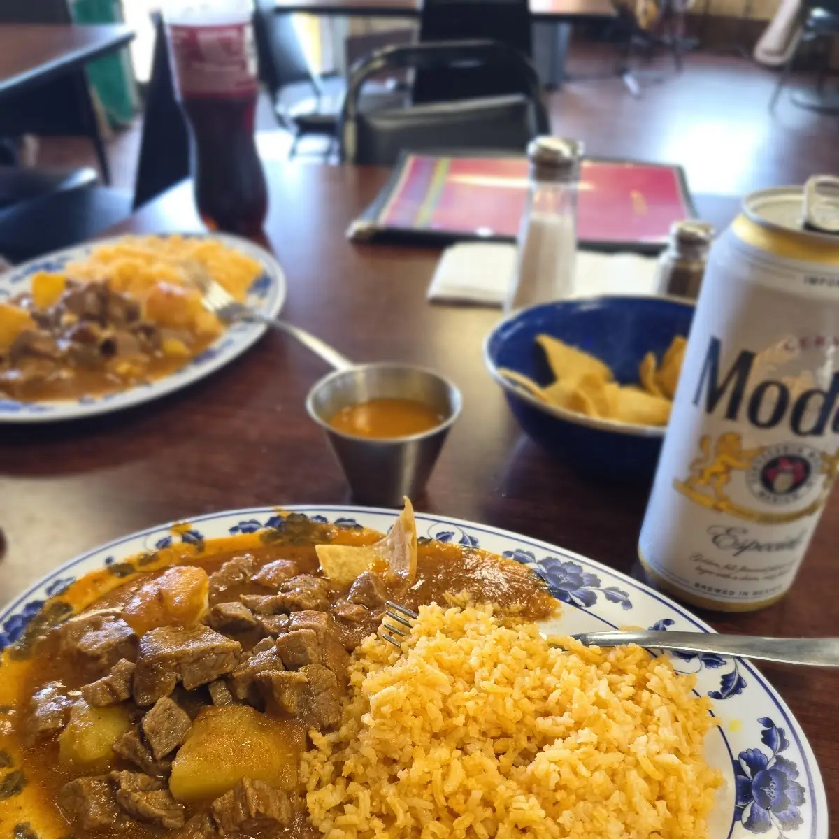 Carne Guisada Plate Lunch
