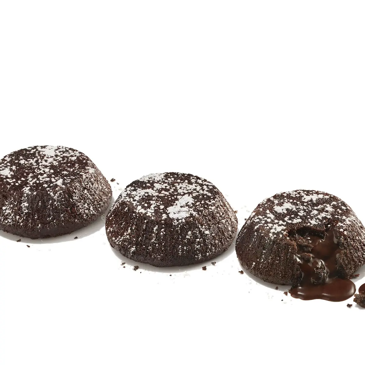 Chocolate Lava Crunch Cakes