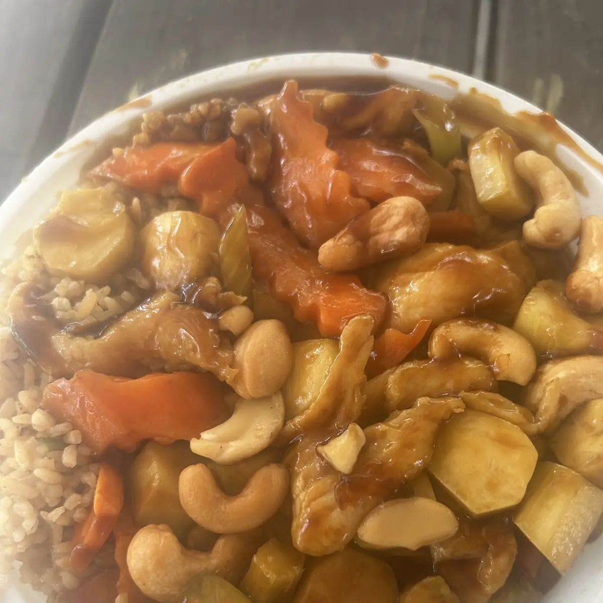 Cashew Chicken Fried Rice