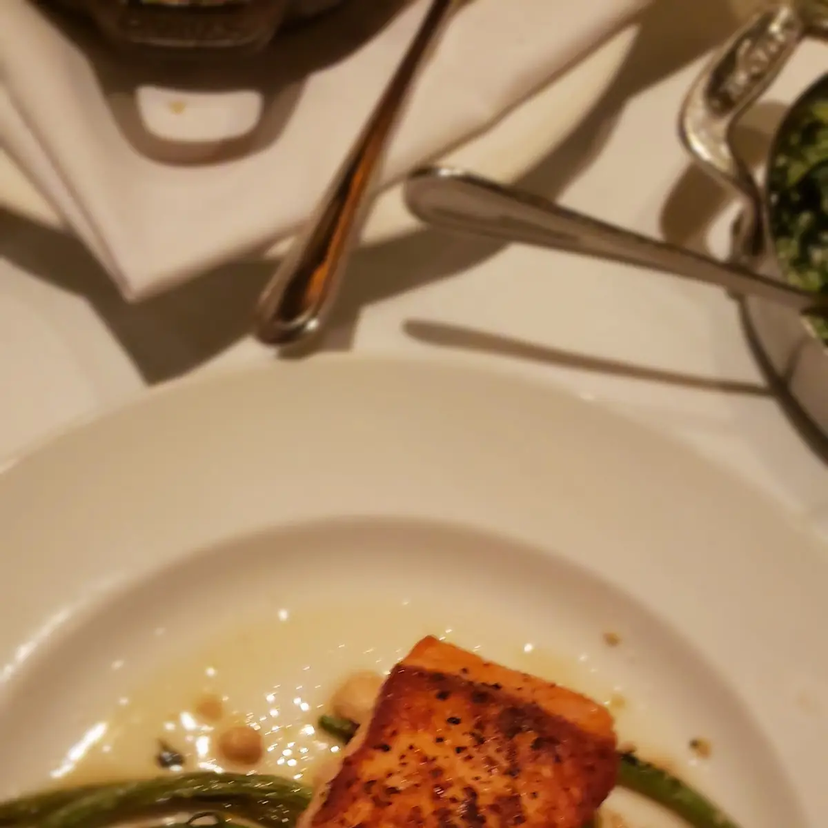 Salmon with Green Beans
