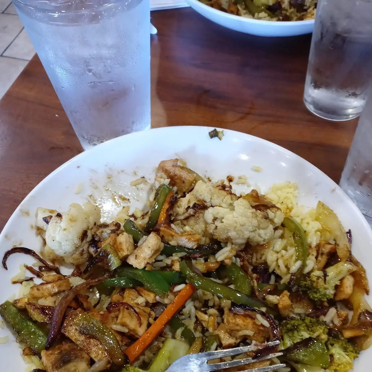 Chicken Stir Fried Mixed Vegetables