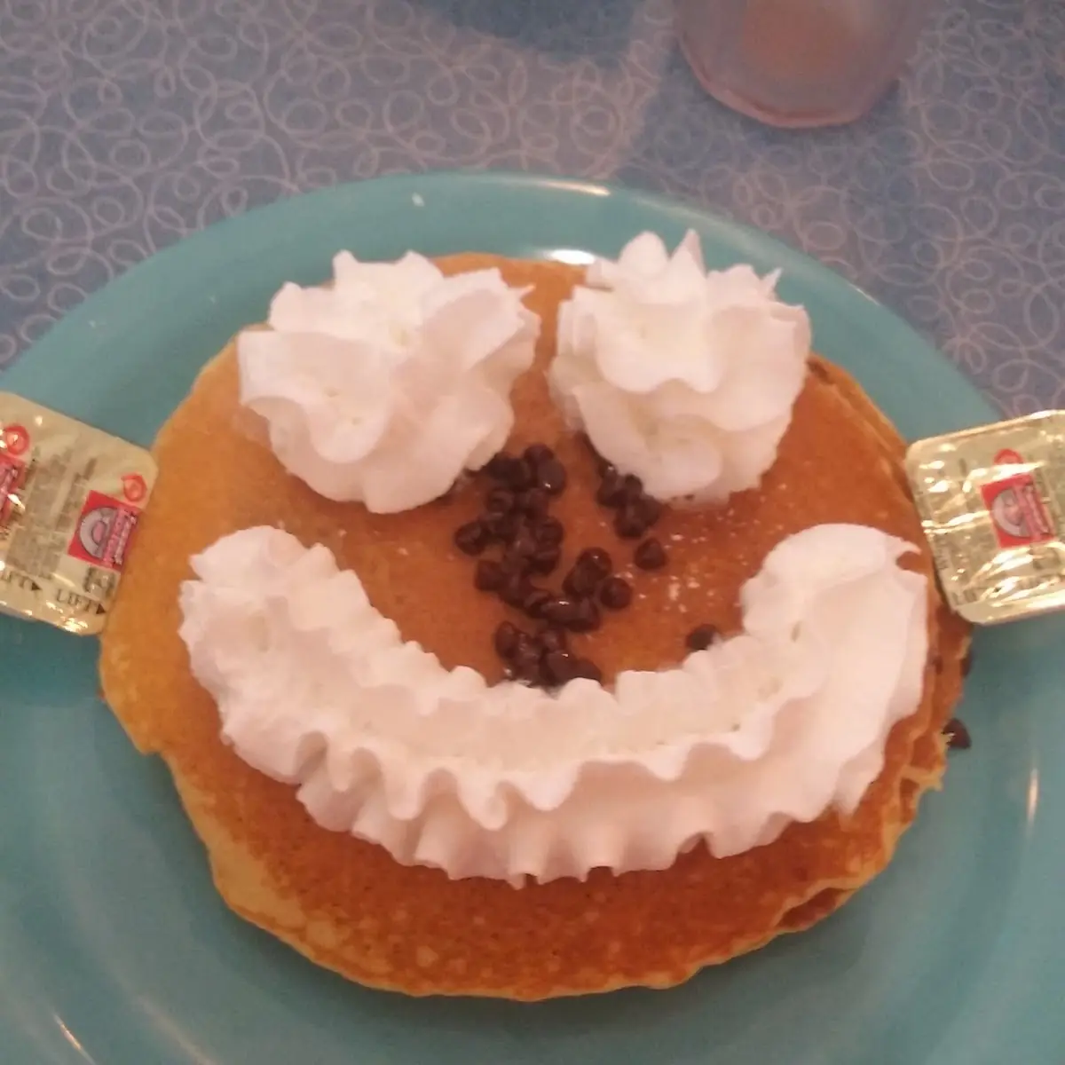 GF Peanut Butter Chip Pancakes