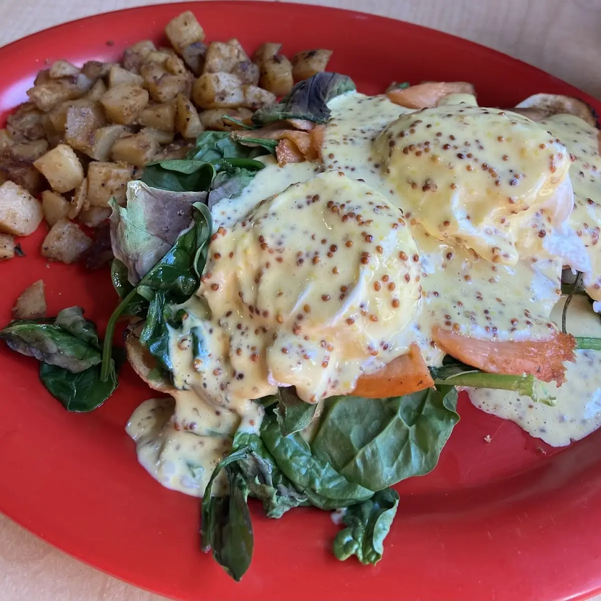 Poached Eggs over Smoked Salmon