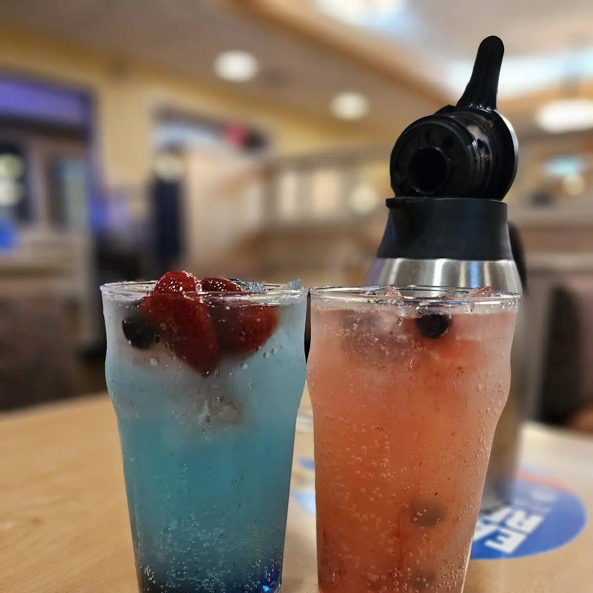 Blue Raspberry and Strawberry Lemonade