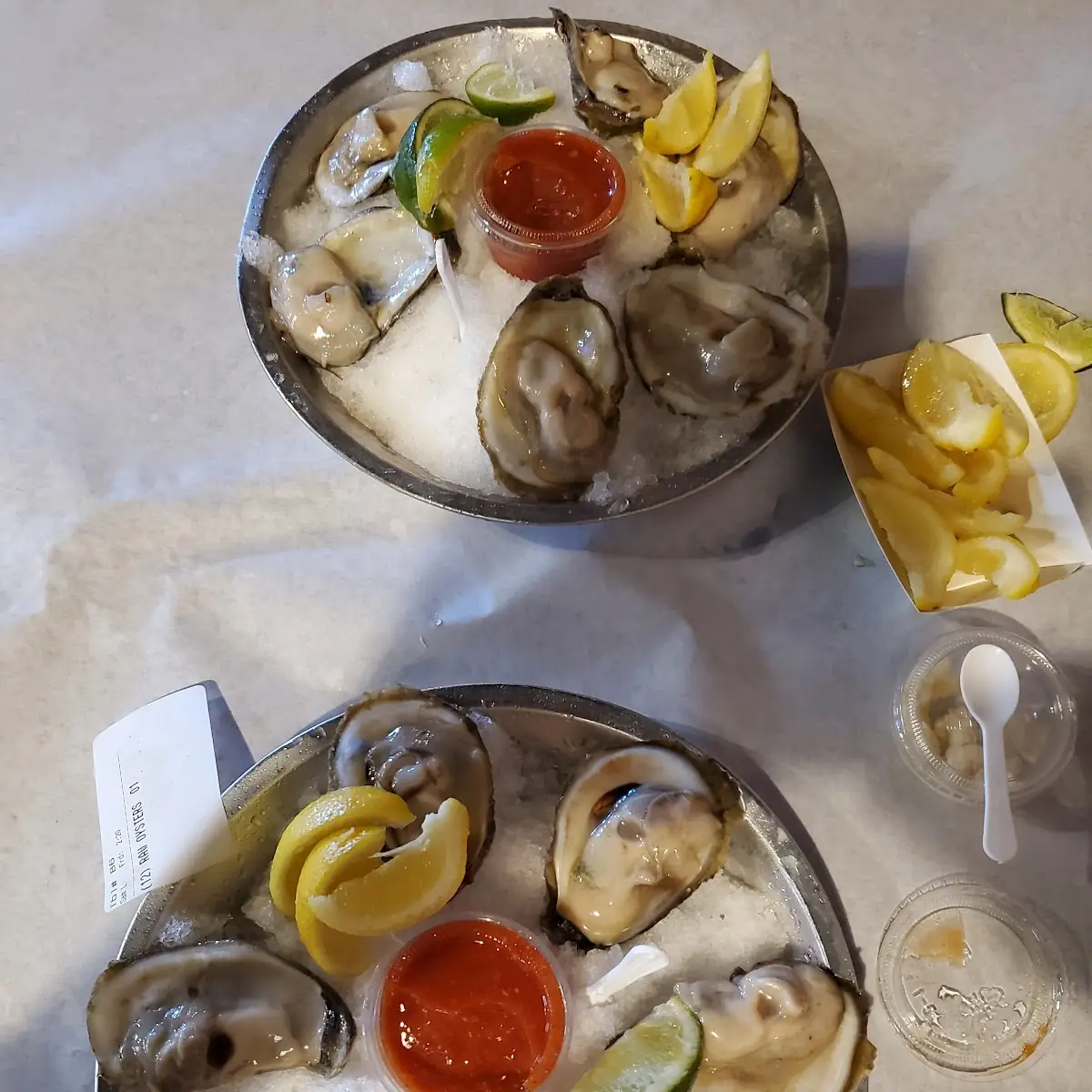 Raw Oysters on the Half Shell